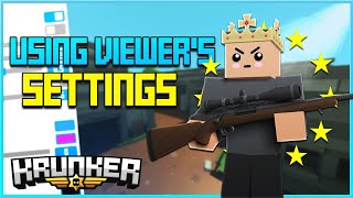 USING MY TWITCH VIEWERS KRUNKERIO SETTINGS Best Settings [upl. by Marozik]