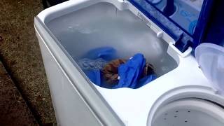 How to use Big Size twin tub washing machine 12kg WM TV [upl. by Prudence]