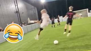 FUNNY FOOTBALL FAILS SKILLS amp GOALS 17 [upl. by Arutnev]