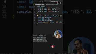 🔍🔍 Unpacking Objects Exploring Destructuring in JavaScript 🔍🔍 telugu codewithkg [upl. by Sax]