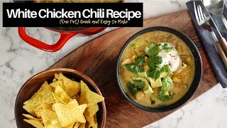 Easy White Chicken Chili Recipe [upl. by Hillari]