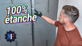 DOUCHE 100 ETANCHE et prête à carreler [upl. by Lazar923]