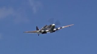 🇬🇧 Awesome quotSpirit Of Kentquot Spitfire Display Over Manston Airport “ Pilot Dan Griffith quot [upl. by Janine]