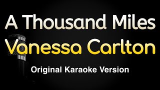 A Thousand Miles  Vanessa Carlton Karaoke Songs With Lyrics  Original Key [upl. by Anu]