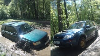 Subaru Forester SF vs SH offroad [upl. by Seko787]