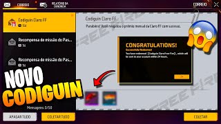 RESGATEI O NOVO CODIGUIN DO FREE FIRE 2024 CODIGUIN FF 2024 │ COMO RESGATAR CODIGUIN FREE FIRE [upl. by Bertina42]