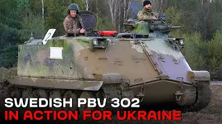 Swedish PBV 302 in Ukraine Watch Ukrainian Troops’ Intense Training [upl. by Nyrual]