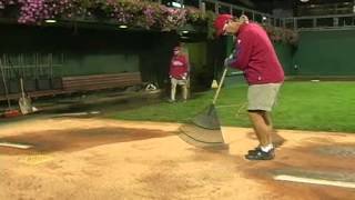 Maintaining Pitchers Mound at Citizens Bank Park [upl. by Hultgren]