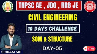 SOM amp STRUCTURE ANALYSIS  REVISION CLASS  DAY 04 IN TAMIL  CIVIL TNPSC AE  JDO  RRB JE  KTA [upl. by Arabeila]