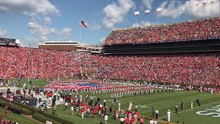 USA National Anthem and F16 flyover at LSU vs Auburn [upl. by Kaiulani]