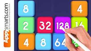 Merge Block 2048 Join Cube 3D Puzzle Game  Satisfying Gameplay by Appysmarts [upl. by Selry]