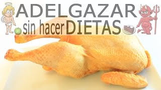 CÓMO DESHUESAR UN POLLO PARA RELLENAR ADELGAZAR SIN HACER DIETAS [upl. by Airda366]