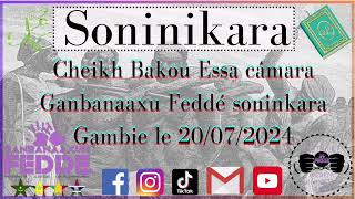 Cheikh Bakou Essa cámara Ganbanaaxu Feddé soninkara Gambie le 20072024 [upl. by Weingarten]