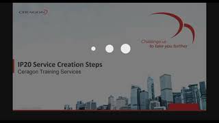 IP20 Service Creation Steps  Ceragon Training Services [upl. by Yaffit]