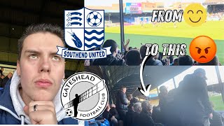 DISASTEROUS 45 Mins SLUMPS SHRIMPERS To Defeat VS THE HEED Southend Vs Gateshead Vlog [upl. by Iosep407]