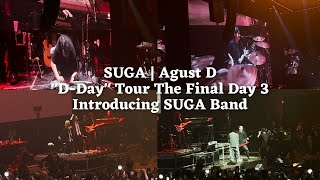 230806 Yoongi Introducing SUGA Crew — SUGA  Agust D TOUR ‘DDAY’ THE FINAL Day 3 Fancam 4K [upl. by Kaitlynn456]