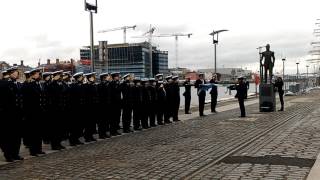 Fragara ARA Libertad  Ofrenda floral al Alte Brown Dublin [upl. by Wulfe]