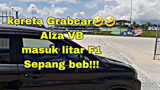 Diari REALITI Grabcar KL layan job KLIA Grabcar masuk paddock Litar F1 SIC Sepang test power ke [upl. by Hulda]