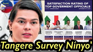 TANGERE SURVEY NILA SI VP SARA NALANG ANG BUMAGSAK ANG SURVEY komentonikamanong [upl. by Nosnor]