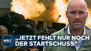 ANGRIFFE IM DONBASS Wenig Bewegung in Bachmut – USGeneral verrät Starttermin für Gegenoffensive [upl. by Sidell705]