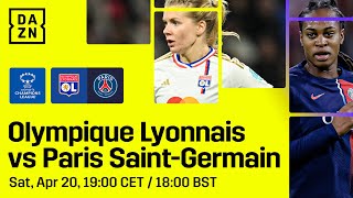 Lyon vs PSG  UEFA Womens Champions League 202324 Semifinal First Leg Full Match [upl. by Rollecnahc]