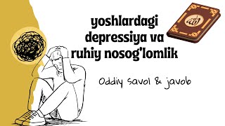 🇺🇿 Depressiya va ruhiy nosoglomlik 🇺🇸 Depression and mental health issues [upl. by Oicnerolf]