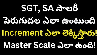 Telangana Teachers Increments and salary particularspromotion details [upl. by Ecirtap]