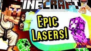 Minecraft EPIC LASER WEAPONS [upl. by Berky]