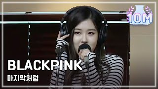 BLACKPINK  마지막처럼 BLACKPINK  마지막처럼정오의 희망곡 김신영입니다20170726 [upl. by Eiba]