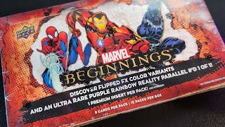 Marvel Beginnings Hobby box [upl. by Tymon]