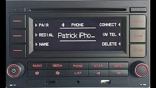 Golf IV installation Autoradio RCN210 [upl. by Strohl125]