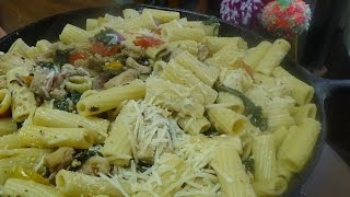 Recipe for Chicken Florentine Pasta Using Zaycon Farm Fresh Chicken Thighs [upl. by Accebber]