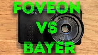 Foveon sensor vs Bayer sensor by SIGMA cameraSIGMA dp2 merrill VS SIGMA fp [upl. by Assirram]