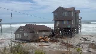 Rodanthe Faces Crisis 10th House Collapses in Four Years Amid Coastal Erosion [upl. by Odnanref]