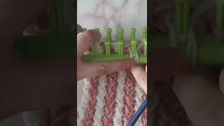 loom knitting vidéo [upl. by Alistair591]