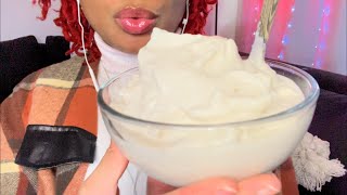 ASMR  cauliflower ice cream 🍨 [upl. by Doxia]