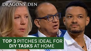 Top 3 Pitches For DIY Enthusiasts  Season 20  Dragons Den [upl. by Terina402]