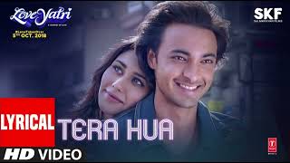 Tera Hua Full Song  Loveyatri  Atif Aslam  Ayush Sharma Version 2 slow tunevibes music song [upl. by Anesor]