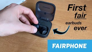 Fairphone Fairbuds unboxing and thoughts 2024 [upl. by Westhead]