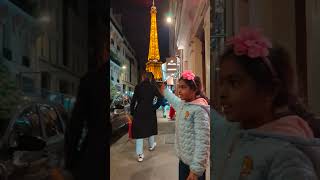 Eiffel tower 🗼 Glow at night  Beautiful Eiffel tower visit with loshini  Paris  A beautiful city [upl. by Noble]