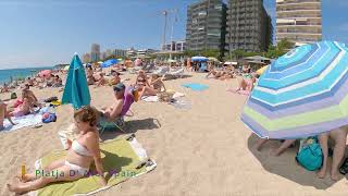 Platja D Aro Beachwalk Spain 13072024 [upl. by Ellene]