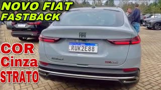 NOVO FIAT FASTBACK  Na COR CINZA STRATO Modelo TOP de LINHA [upl. by Brine]