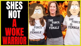 Kathleen Kennedy is NOT A WOKE WARRIOR  What an Odd Way to Respond [upl. by Sellihca]