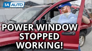 Power Windows Not Working Check for Broken Wires [upl. by Yelsek]