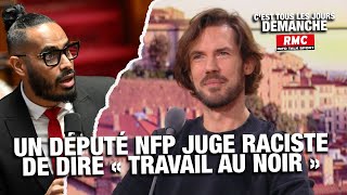 Arnaud Demanche un député NFP juge raciste de dire quottravail au noirquot [upl. by Kloster578]