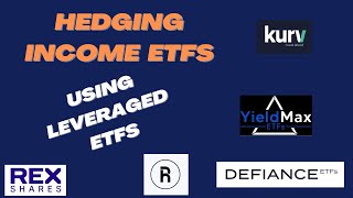 HEDGING INCOME ETFS USING LEVERAGED ETF s for Protection and also additional gains when capped [upl. by Alyse]