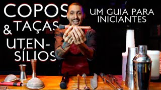 COPOS E UTENSÍLIOS DE BAR  UM GUIA COMPLETO PARA INICIANTES [upl. by Akahc429]