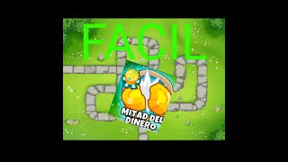 BTD6 Tutorial Prado moneril Mitad De Dinero [upl. by Arihday398]