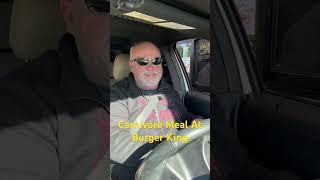 Eating Carnivore Style At Burger King steak carnivore carnivorediet food [upl. by Malvino]