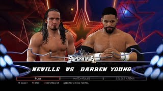 WWE 2K17 PS3  Neville VS Darren Young [upl. by Onihc205]